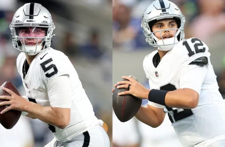 Aidan O’Connell y Cam Miller, en la lucha por ser el respaldo de Geno Smith en Raiders