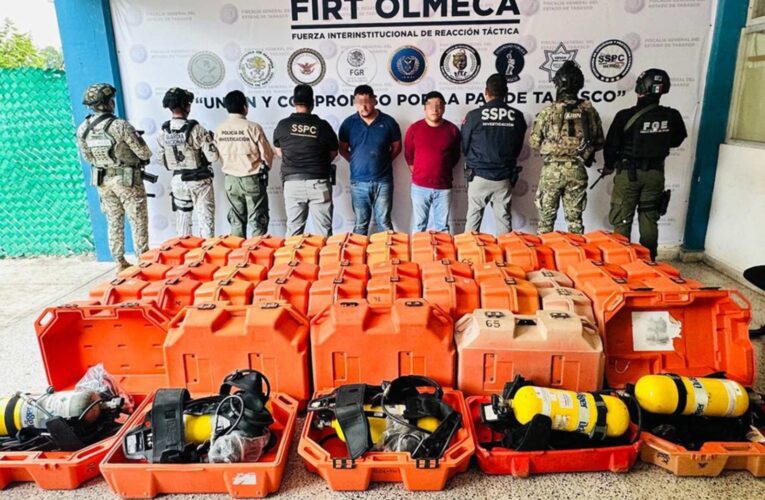 Detienen a dos sujetos por asalto a plataforma de Pemex en Campeche