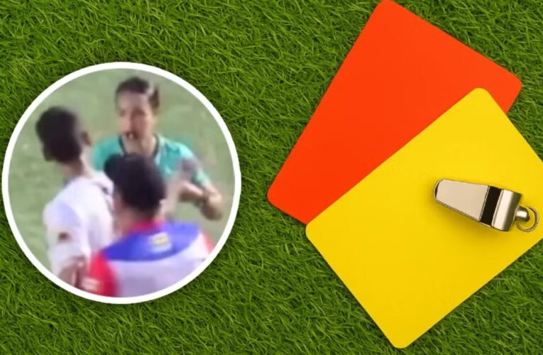 Árbitra es agredida por futbolista varonil en pleno partido