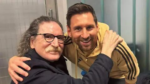Dios te bendiga: Charly García comparte su encuentro con Messi tras la despedida del “10” de Argentina