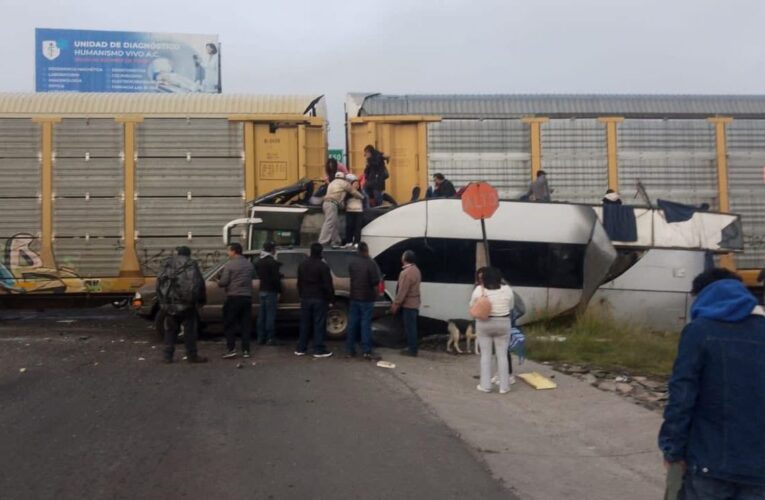 Ocho personas pierden la vida y 45 heridos en choque de tren