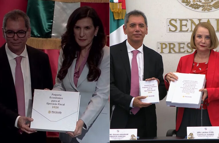 Presentan Paquete Económico 2026 al Congreso tras retrasos en la entrega