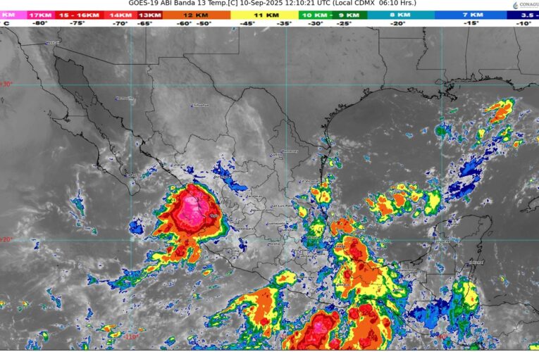 Lluvias intensas y ambiente caluroso impactarán gran parte del país