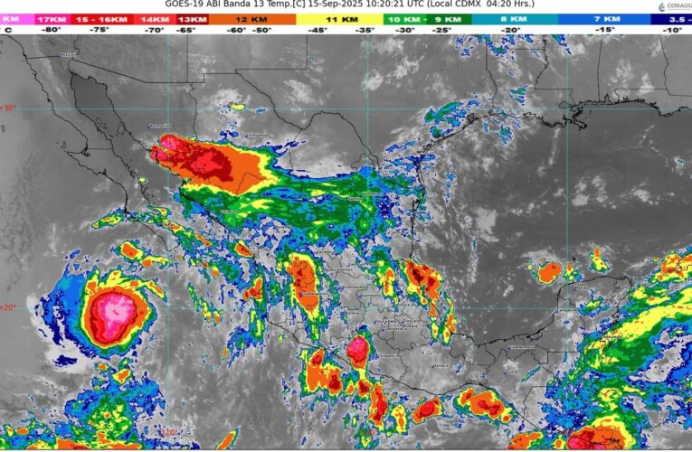 La tormenta tropical Mario se localizará al suroeste de Baja California Sur