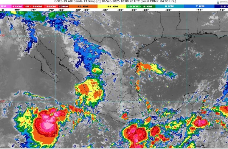 La onda tropical número 33 se desplazará sobre la península de Yucatán