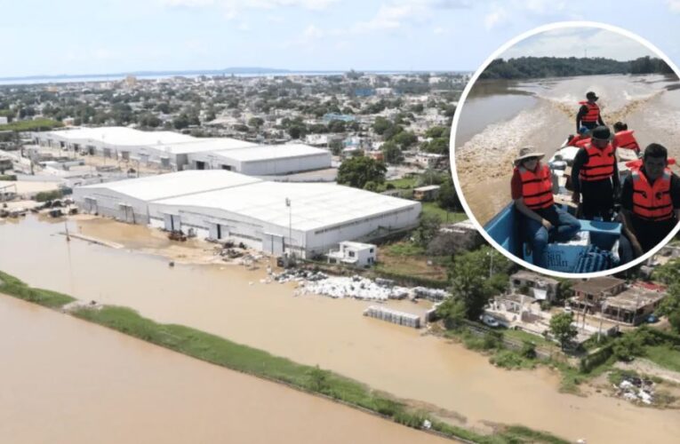Río Pánuco supera su nivel máximo; autoridades piden a población comenzar a evacuar