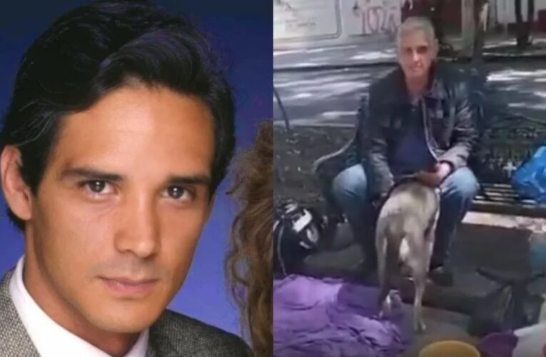De la fama al abandono: actor de Televisa vive en la calle con sus cuatro gatos y una perrita