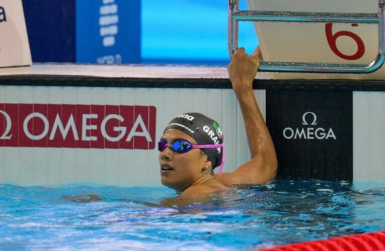 Miranda Grana hace historia en la Copa del Mundo de Natación