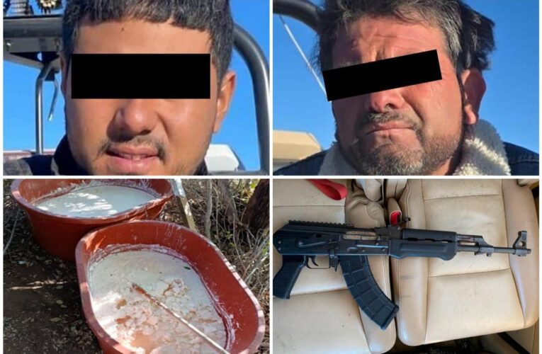 Detienen a siete y deshacen laboratorio clandestino en Baja California