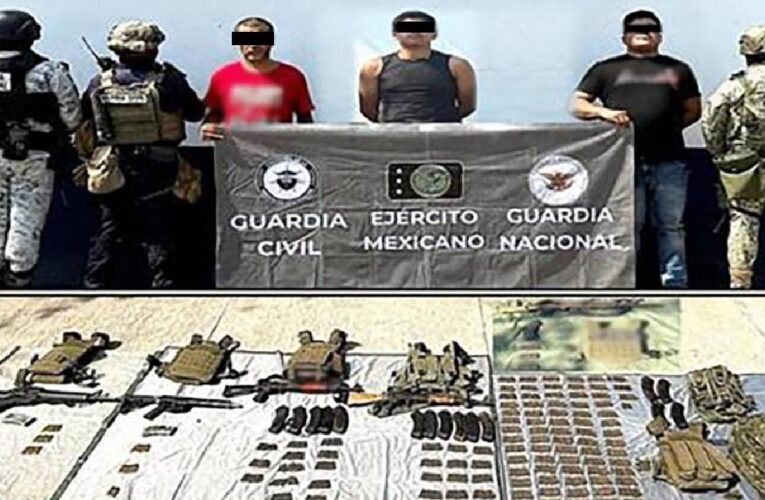 Primeros resultados del “Plan Michoacán”: 5 detenidos y arsenal decomisado