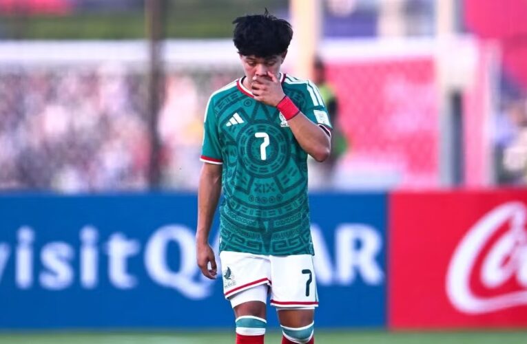 México Sub 17 sufre goleada contra Portugal y quedó fuera del Mundial