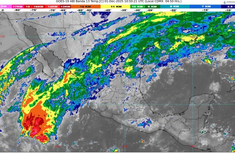 El frente frío número 17 se extenderá sobre el noreste y oriente del país