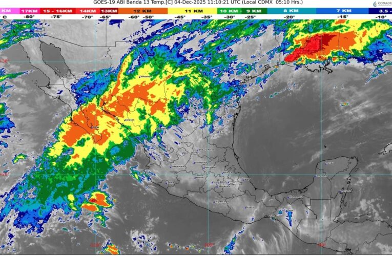 El frente frío número 18 se extenderá sobre el norte y noreste de México