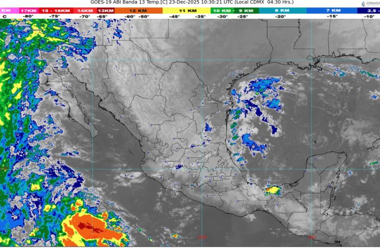 Pronostican lluvias fuertes en el oriente y sureste de México