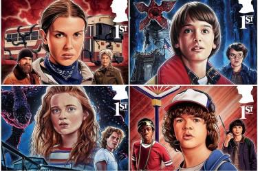 Lanzan sellos postales de ‘Stranger Things’