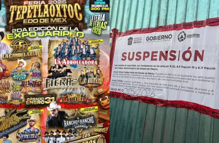 Suspenden Expo Jaripeo Tepetlaoxtoc 2026 por falta de permisos