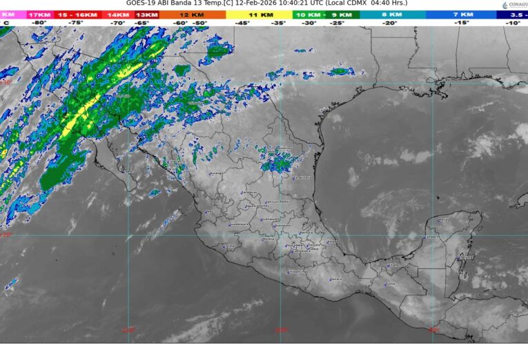 Descenso de temperatura, rachas de viento, lluvias y chubascos en el noroeste de México