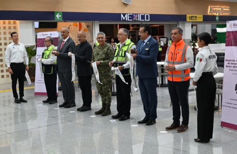 Marina impulsa modernización del AICM; remodelación alcanza el 40% de avance