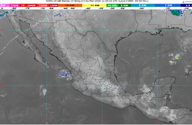 Ingresa a México el frente frente frío número 38