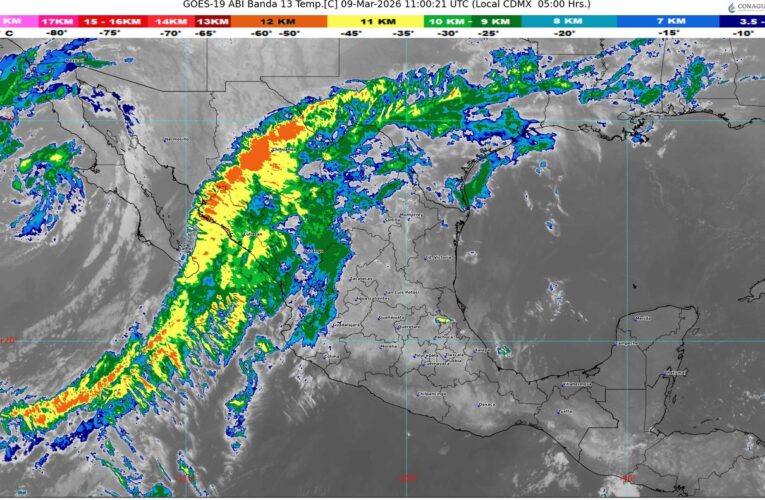 La Cuarta Tormenta Invernal se desplazará sobre el noroeste y norte de México