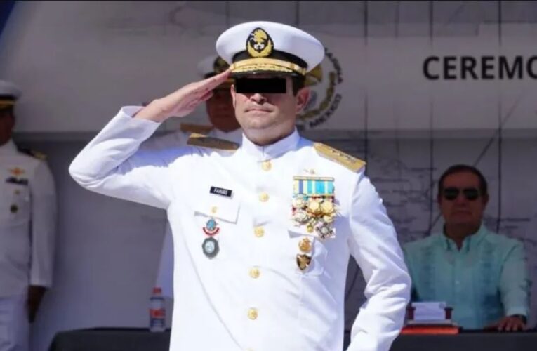 Vicealmirante Farías Laguna pide a Sheinbaum que intervenga en su caso para obtener información
