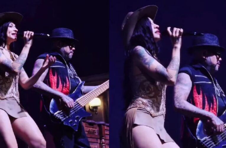 Cazzu y A.B. Quintanilla, hermano de Selena, rinden homenaje en vivo a la reina del Tex-Mex