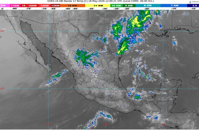Pronostican temperaturas calurosas a muy calurosas en la mayor parte de México