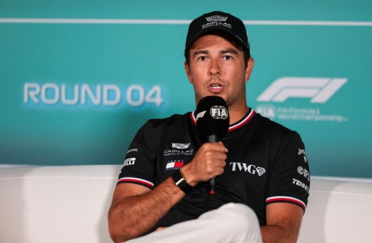Checo Pérez confía en mejoras de Cadillac rumbo al GP de Canadá
