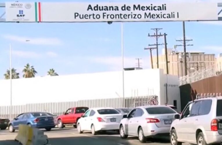 Reportan hasta tres horas para ingresar a Baja California por puertos fronterizos: CCE Mexicali