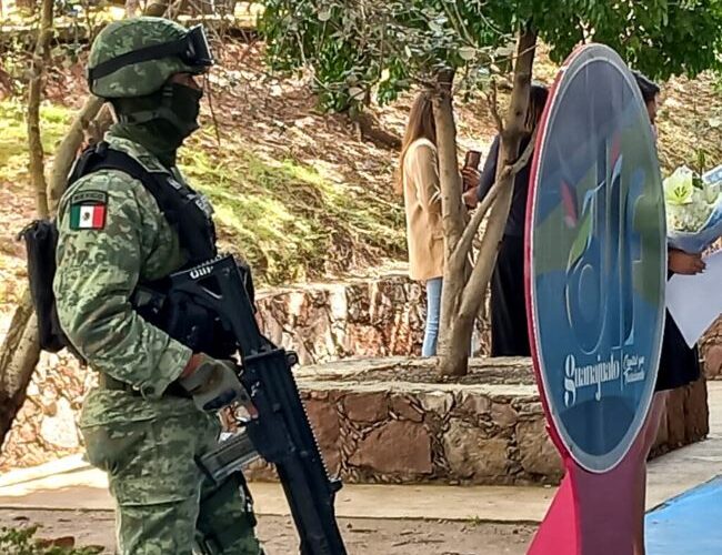 Entra Ejército a reforzar operativos de vigilancia en Guanajuato capital