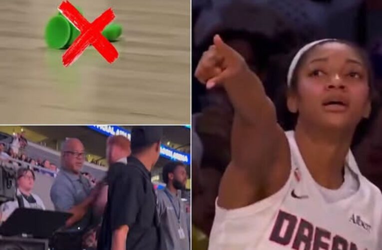 Arrestan a la persona que lanzó un juguete sêxuâl en un partido de Los Angeles y Atlanta en la WNBA