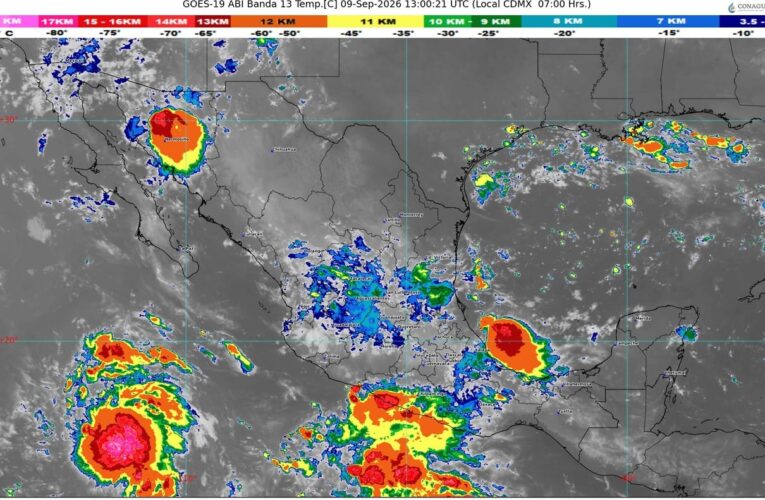 México, entre dos ondas tropicales