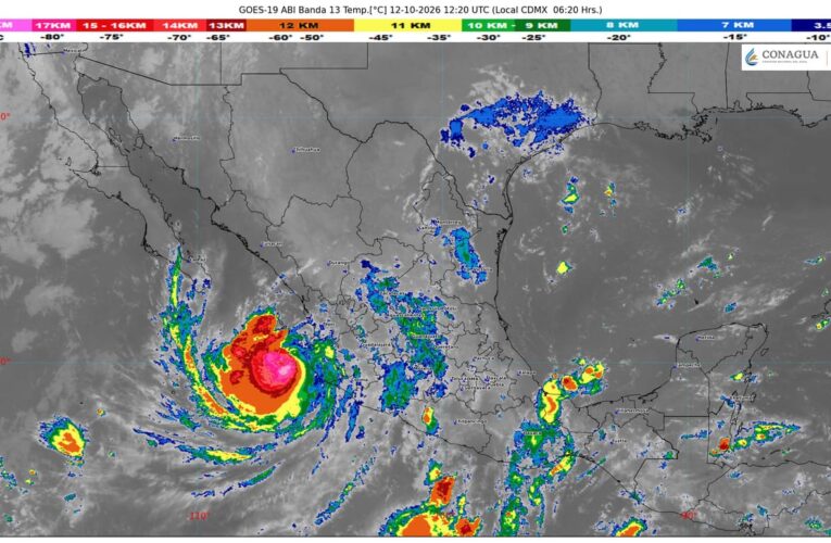El huracán Simon mantendrá las condiciones para lluvias muy fuertes en Jalisco y Nayarit