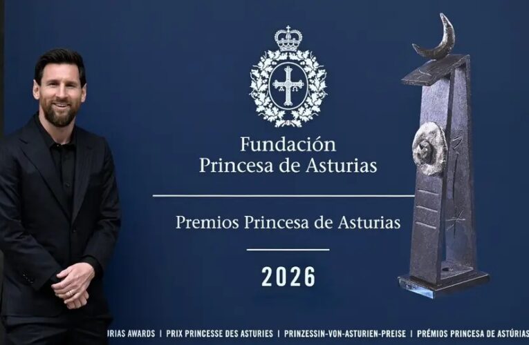 Recibe Messi el premio Princesa de Asturias 2026