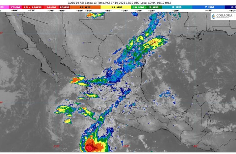 Lluvias por tormenta tropical Vance afectarán a Colima, Jalisco, Michoacán y Nayarit